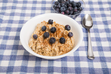 Wall Mural - Oatmeal with Blueberries