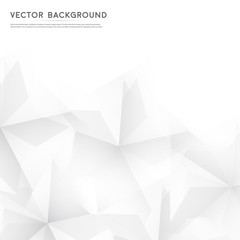 Wall Mural - vector abstract geometric shape from gray cubes.
