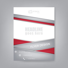 Poster - Professional business flyer template or corporate banner