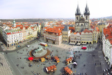 Town Square In Prague, Czech Republic