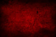 canvas print picture - Dark grunge textured red concrete wall background