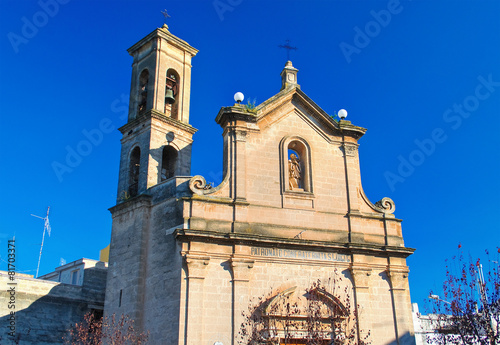 Church of St. Luigi. Bitritto. Puglia. Italy. Poster