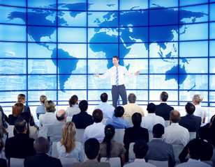 Wall Mural - Business People Corporate Global Business Seminar Concept