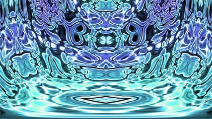 Wall Mural - kaleidoscopic generated seamless loop video