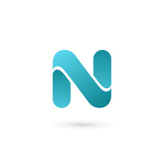 Letter N logo icon design template elements