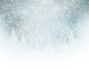 Wall Mural - winter background.