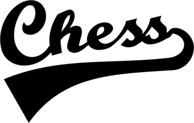 Sticker - Chess Word Retro