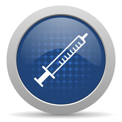 Poster - medicine blue glossy web icon