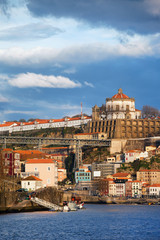 Wall Mural - Porto and Vila Nova de Gaia Cityscape in Portugal