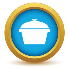 Poster - Gold pan icon