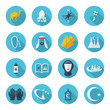 © chorniy10 - Flat concept, set modern design with shadow Ramadan icons