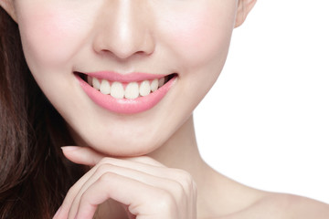 Sticker - young woman health teeth