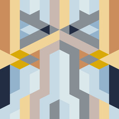 Wall Mural - abstract retro art deco geometric pattern