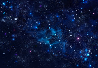Wall Mural - starry sky in the open space
