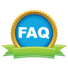 Poster - Gold faq logo