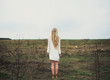 © VectorART - beautiful girl on spring field