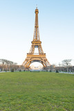 Fototapeta Paryż - Eiffel Tower, Paris France. One of the world's famous landmark