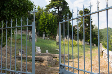 Wall Mural - Old graveyard