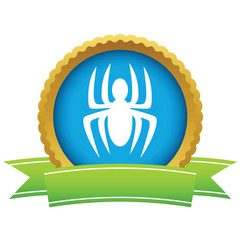 Poster - Gold spider logo