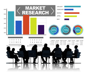 Sticker - Market Research Business Percentage Research Marketing Concept