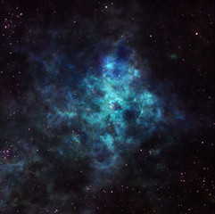 Wall Mural - nebula in outer space