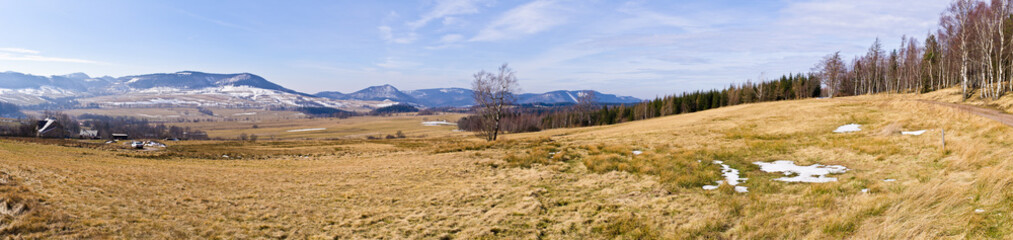 Sticker - Early spring in the mountains, Poland