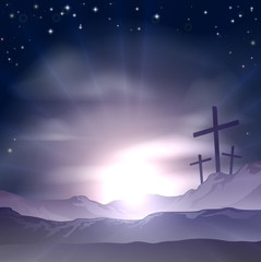 Poster - Easter Crosses