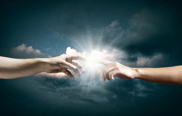 Wall Mural - moment of creation