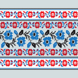 Set of Ethnic floral geometric pattern ornament