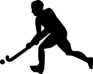 Sticker - Field Hockey Player