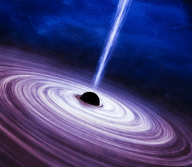 Wall Mural - Black hole