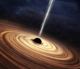 Wall Mural - Black hole