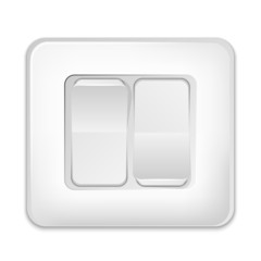 Wall Mural - Vector Light Switch Icon