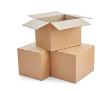 Box Package Delivery Cardboard Carton Stack