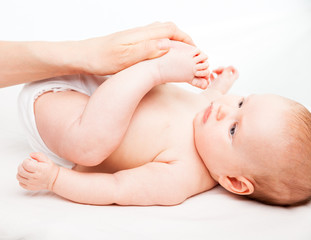 Sticker - Infant leg massage