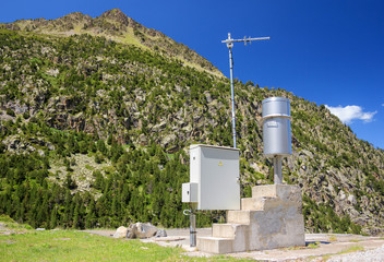 Meteo station in the mountains