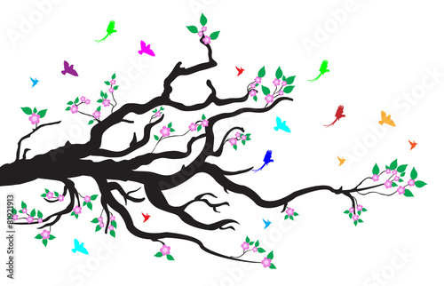 Naklejka dekoracyjna tree