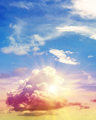 Wall Mural - Art summer background