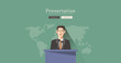 © pixome - Modern and classic design for presentation concept illustration