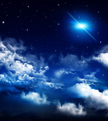 Wall Mural - beautiful background, nightly sky