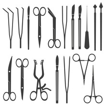 Surgical Istruments And Tools For Surgery Eps10