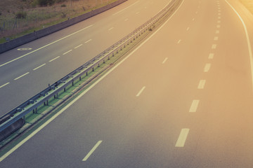 Wall Mural - Highway through France at summer time