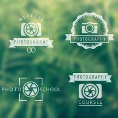 Wall Mural - photography, courses, photo school, photographer logo, emblems