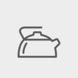 Kettle thin line icon