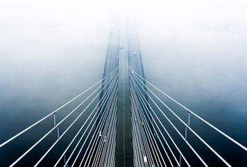 Bridge in the fog