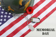 USA Memorial Day concept.