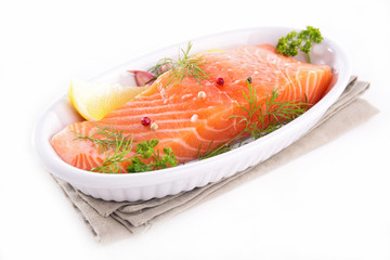 Sticker - salmon fillet