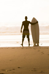 Wall Mural - man surfing