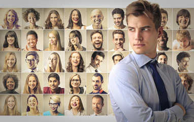 Wall Mural - Business people