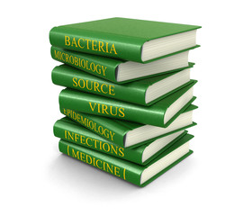 Poster - Virus books related (clipping path included)